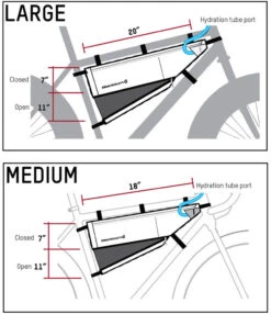 Blackburn Outpost Frame Bag Rahmentasche -VAUDE Verkäufe 215622