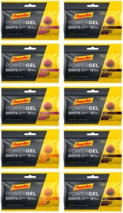 Powerbar PowerGel Shots Fruchtgummis - 10 Beutel -VAUDE Verkäufe 366190