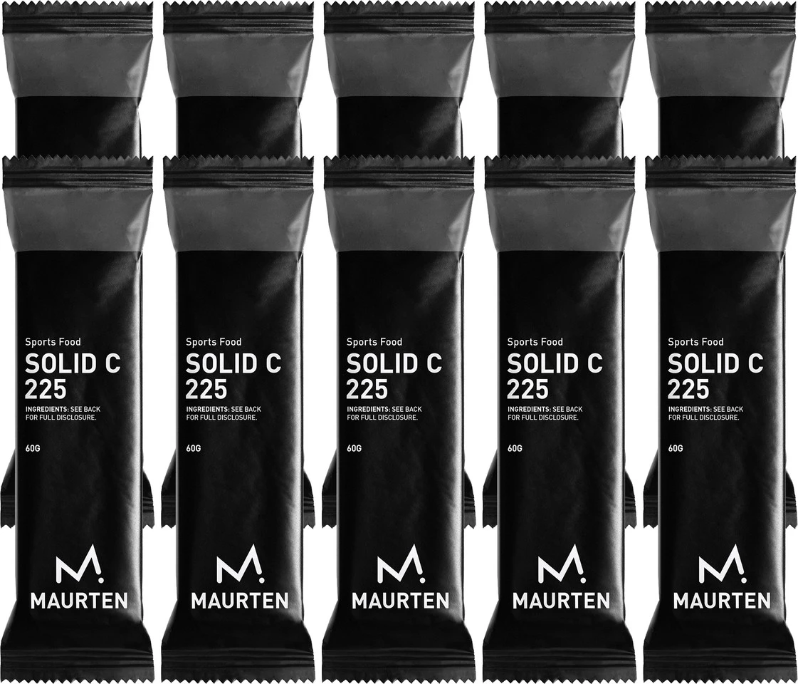 Maurten Solid C 225 Energieriegel - 10 Stück 1 Maurten Solid C 225 Energieriegel - 10 Stück